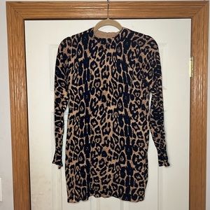 INC Cheetah Print Sweater